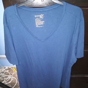 Medium colored blue top